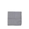 Brunello Cucinelli Men Silk Pocket Square With Woven Design In Brown