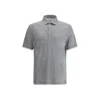 Brunello Cucinelli Silk Polo Sweater With Two-tone Double Layer Detail