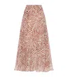 Brunello Cucinelli Paneled Circle Skirts Multicolor In White