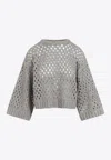 Brunello Cucinelli Women Dazzling Net Sweater