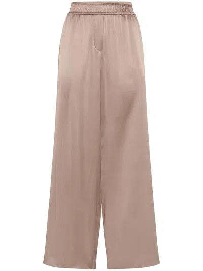 BRUNELLO CUCINELLI SILK-SATIN TROUSERS