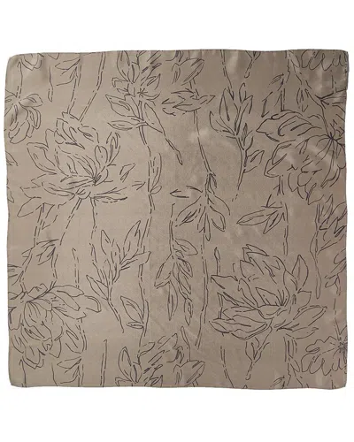 Brunello Cucinelli Silk Scarf In Brown