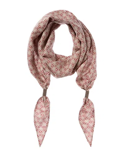 Brunello Cucinelli Silk Scarf In Multi