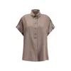 Brunello Cucinelli Jewel Embellished Silk Top