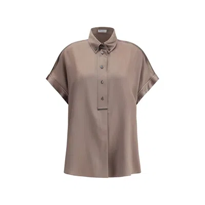 BRUNELLO CUCINELLI SILK SHIRT