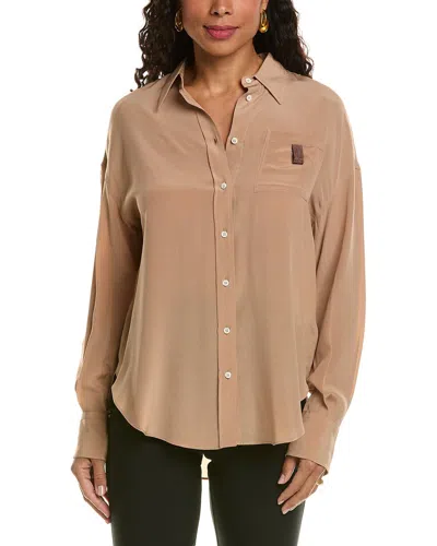 Brunello Cucinelli Camicie Shirt In Black