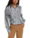 Brunello Cucinelli Broderie Anglaise-print Silk Blouse