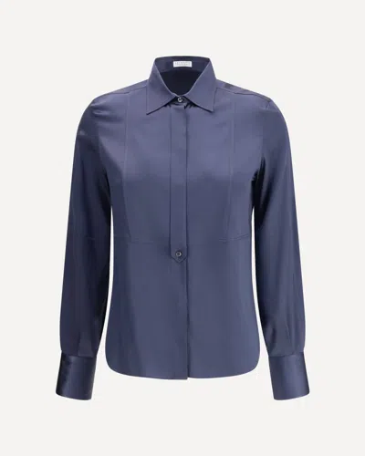 BRUNELLO CUCINELLI SILK SHIRT