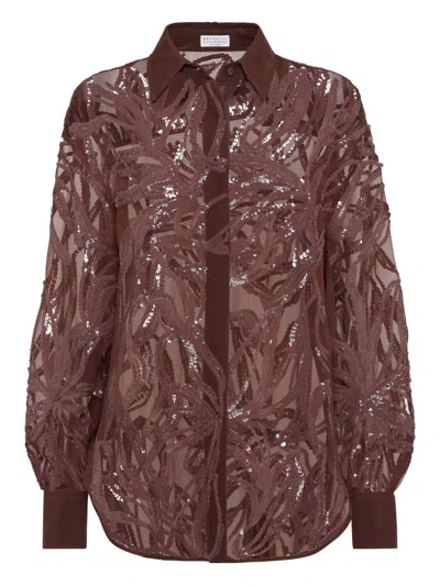 BRUNELLO CUCINELLI BRUNELLO CUCINELLI SILK SHIRT
