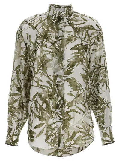 BRUNELLO CUCINELLI SILK SHIRT