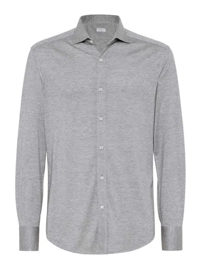 BRUNELLO CUCINELLI SILK SHIRT