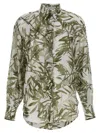 Brunello Cucinelli Silk Shirt Shirt And Blouse Multicolor In Multicolor