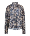 Brunello Cucinelli Silk Shirts Blouses In Multi