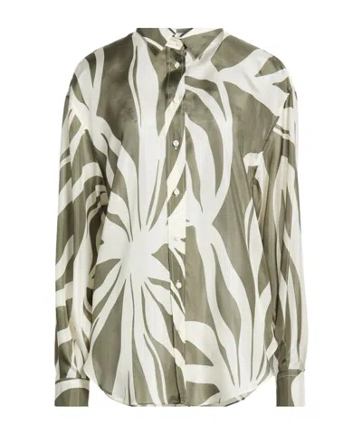 Brunello Cucinelli Silk Shirts  Blouses In White