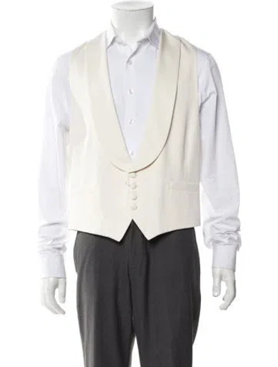 Pre-owned Brunello Cucinelli Silk Suit Vest W/ Tags In Neutral