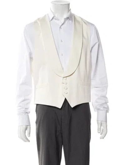 Pre-owned Brunello Cucinelli Silk Suit Vest W/ Tags In Neutral