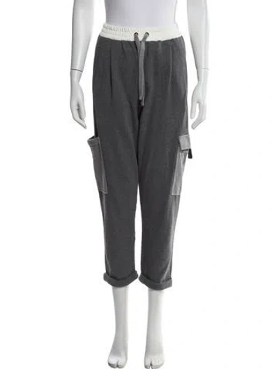 Pre-owned Brunello Cucinelli Silk Sweatpants In Multi