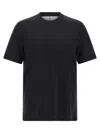 Brunello Cucinelli Silk And Cotton-blend Jersey T-shirt In Black