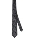 Brunello Cucinelli Silk Tie In 黑色