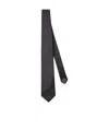Brunello Cucinelli Silk Tie In Black