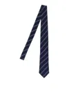 Brunello Cucinelli Silk Tie In Blue