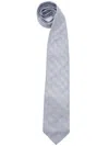 Brunello Cucinelli Silk Tie In Grey