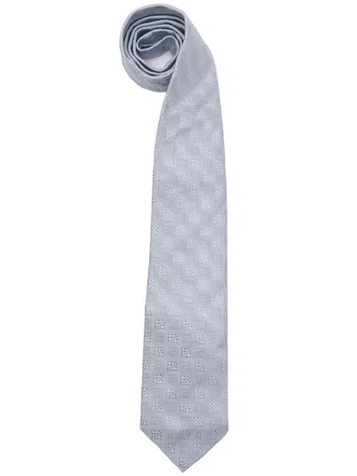 Brunello Cucinelli Silk Tie In Blue