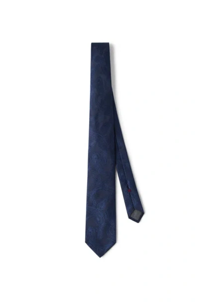 Brunello Cucinelli Silk Tie With Pattern