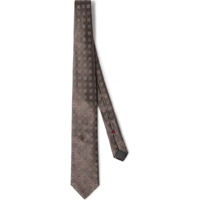 BRUNELLO CUCINELLI BRUNELLO CUCINELLI SILK TIE WITH PATTERN