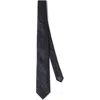 Brunello Cucinelli Silk Tie With Pattern In Blue