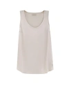 Brunello Cucinelli Top In Grey