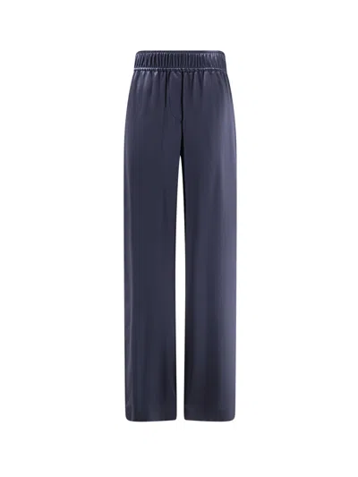 Brunello Cucinelli Elastic Waist Casual Pants In Blue