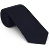 Brunello Cucinelli Silk Twill Tie In Navy Blue