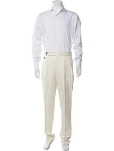 Pre-owned Brunello Cucinelli Silk Two-piece Suit W/ Tags In Neutral