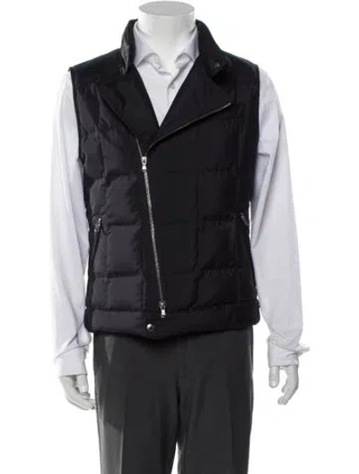 Pre-owned Brunello Cucinelli Silk Vest In Blue