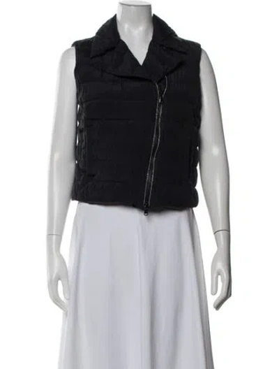 Pre-owned Brunello Cucinelli Silk Vest In Blue
