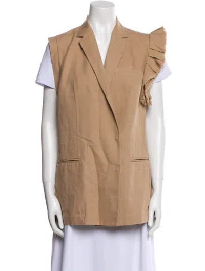 Pre-owned Brunello Cucinelli Silk Vest In Neutral