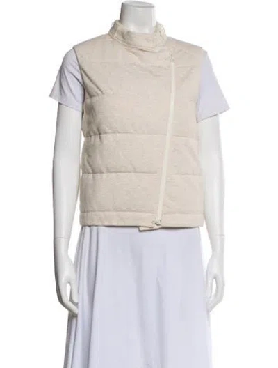 Pre-owned Brunello Cucinelli Silk Vest In Neutral