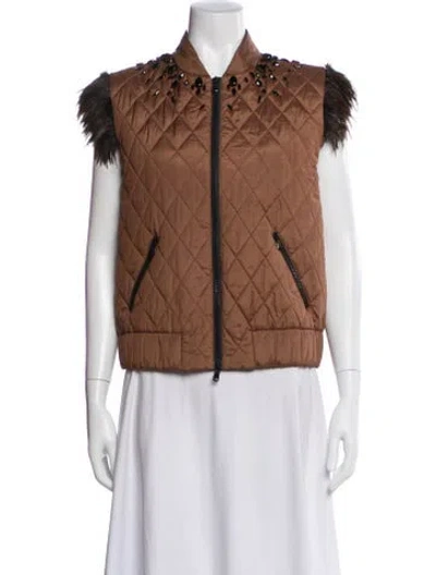 Pre-owned Brunello Cucinelli Silk Vest In Neutral