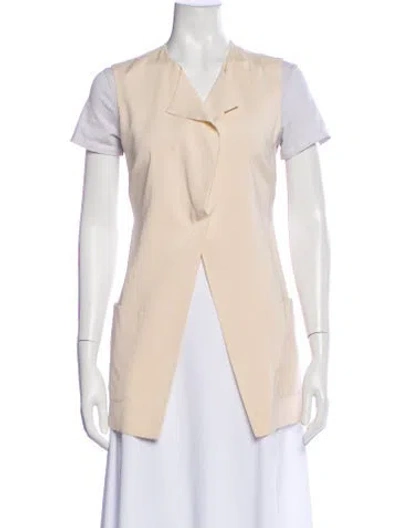 Pre-owned Brunello Cucinelli Silk Vest In Neutrals