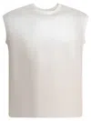 Brunello Cucinelli Silk White T-shirt In White