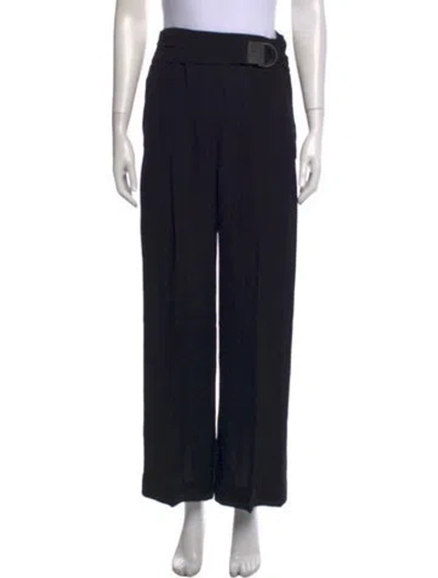 Pre-owned Brunello Cucinelli Silk Wide Leg Pants W/ Tags In Black