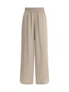Brunello Cucinelli Palazzo Pants In Brown