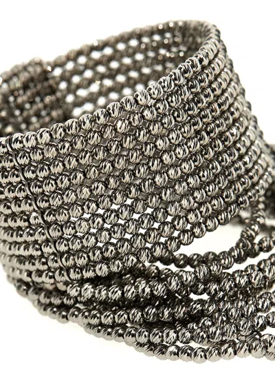 Brunello Cucinelli Silver Bracelet Jewelry Silver In Metallic