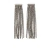 Brunello Cucinelli Silver Drop Earrings