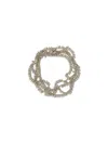 Brunello Cucinelli Silver Knotted Bracelet In Silver