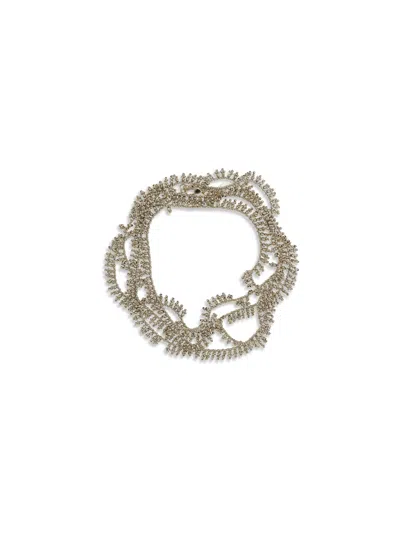 BRUNELLO CUCINELLI SILVER KNOTTED BRACELET