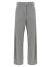 Brunello Cucinelli Trousers With Belt Loops And Pockets In Gray