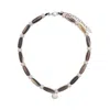 Brunello Cucinelli Silver Necklaces In Multi