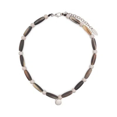 Brunello Cucinelli Silver Necklaces Women In Multi